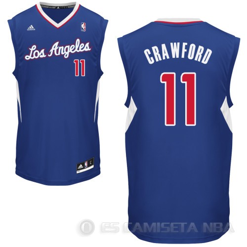 Camiseta Crawford #11 Los Angeles Clippers Azul - Haga un click en la imagen para cerrar
